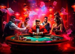 Meja Dragon Tiger live dealer di studio naga3388 dengan kamera beresolusi tinggi
