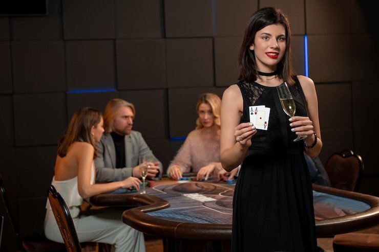 Meja Teen Patti live dealer studio naga3388 dengan kamera HD dan dealer profesional
